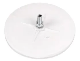 Отражатель БЕЛЫЙ круглый  Ø=80mm на подкладке с винтом - фото 2
