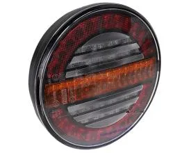 Фонарь задний  0021L (41007) 3-х функциональный. круглый LED 12/ 24 В