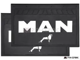 Брызговик 580х360 мм MAN (лого)