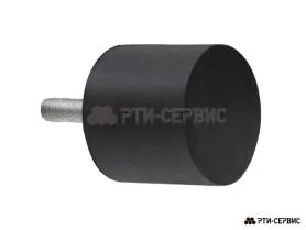 Резинометаллический буфер (аналог K0571.05005055 KIPP) D-50, H-50 с наружной резьбой M10